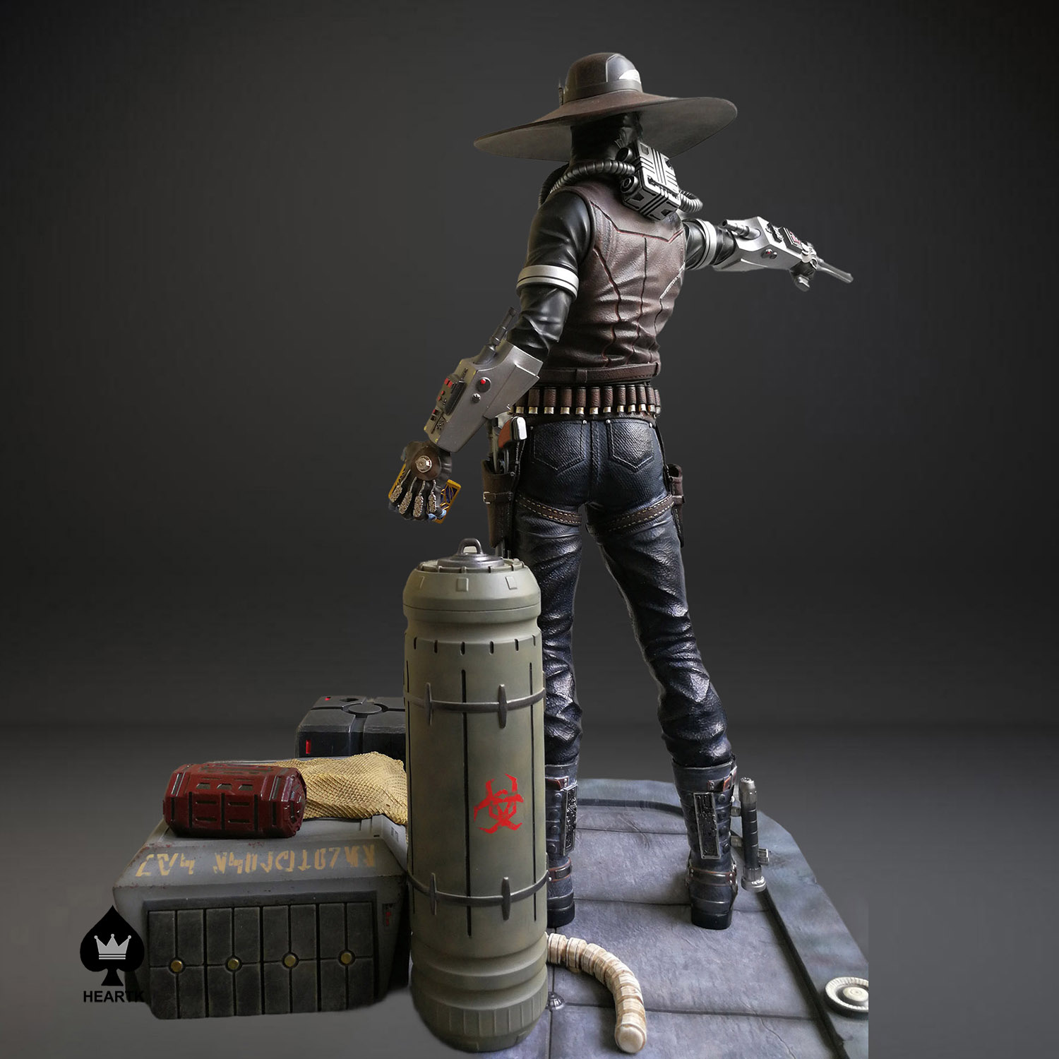 Polystone Sculpture Star Wars Bounty Hunter Cad Bane