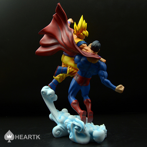 Goku VS SuperMan Statue
